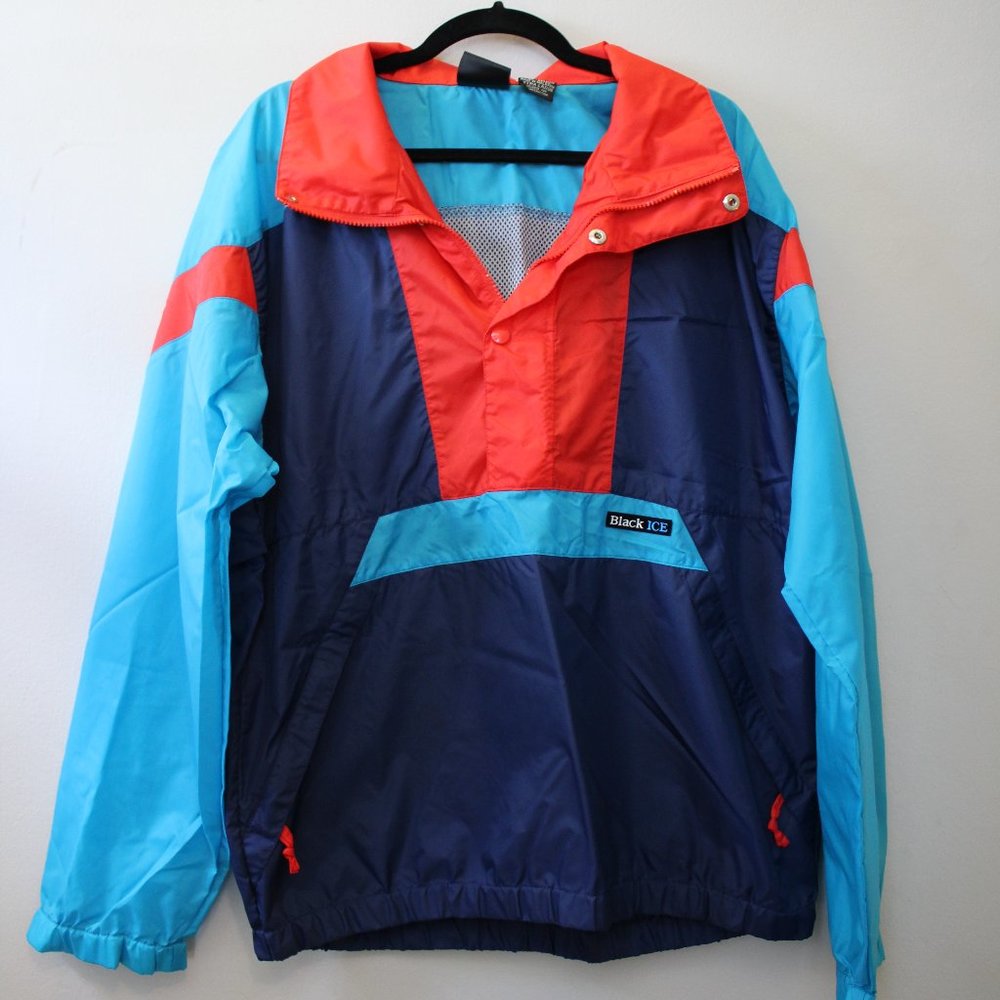 Men's Vintage Neon Windbreaker